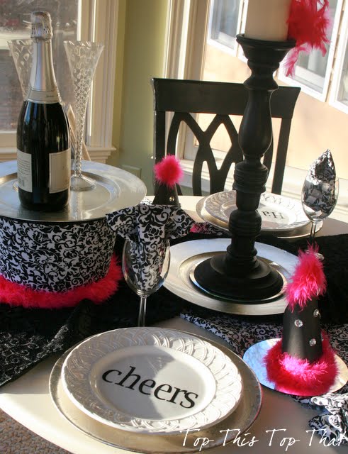 new years table ideas