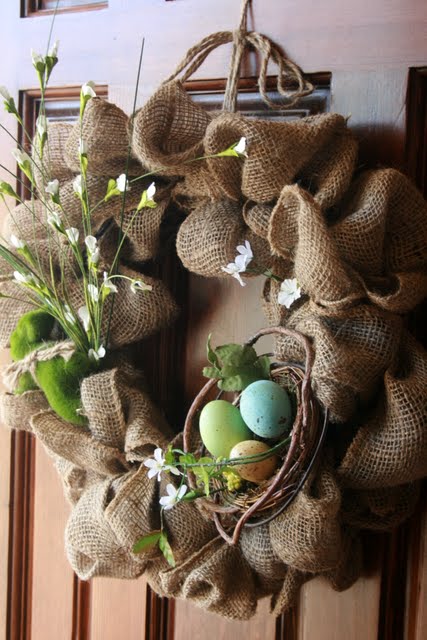 The Easiest Burlap Wreath You will ever make! - Duke Manor Farm by Laura  Janning
