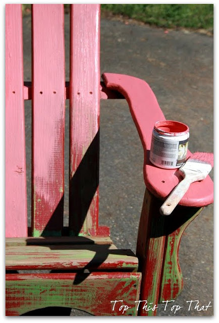 Easy Chair Makeover using Paint and a Stencil