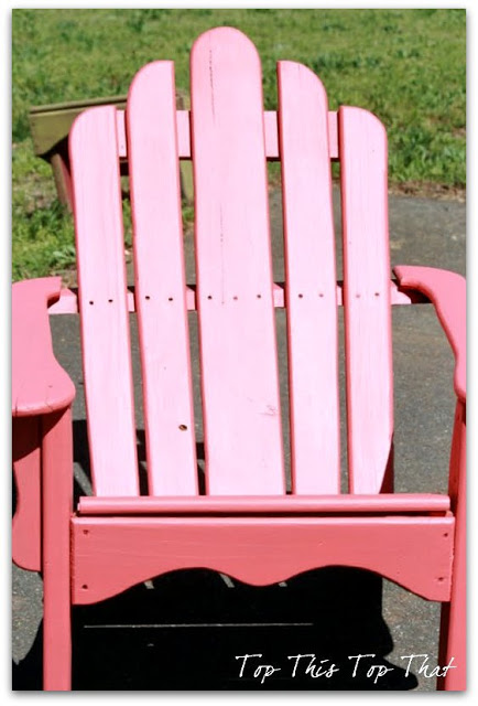 Easy Chair Makeover using Paint and a Stencil