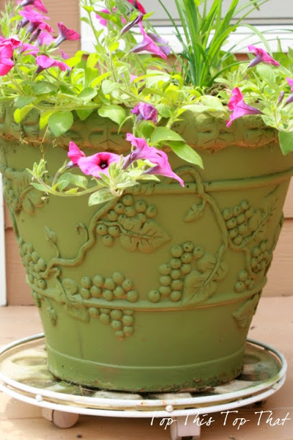 Create an aged Flower Planter in minutes