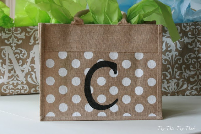 How to Stencil a super cute Canvas Tote Bag