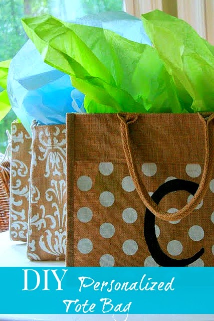 How to Stencil a super cute Canvas Tote Bag