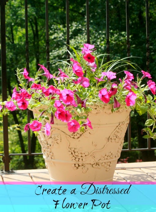 Create an aged Flower Planter in minutes