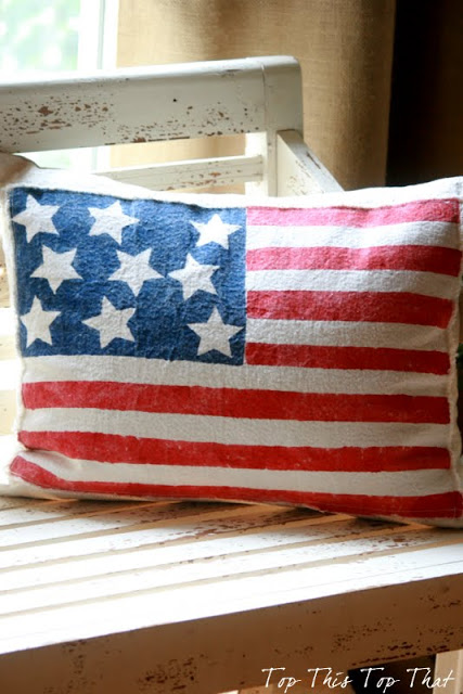 Stars and Stripes Pillow Tutorial