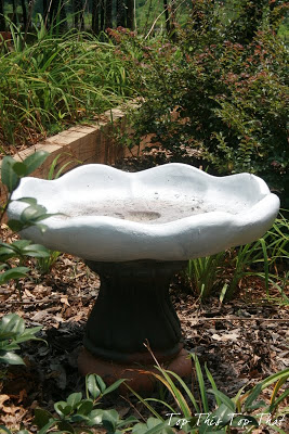 Birdbath Makeover Tutorial