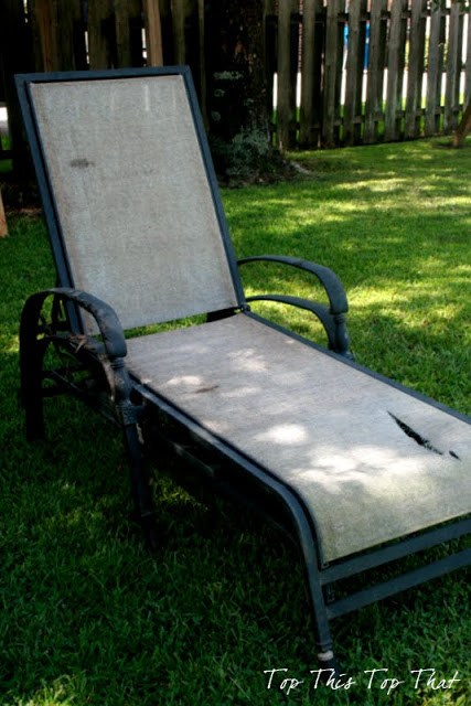 recover your old chaise lounge chairs