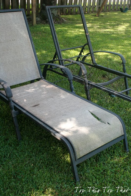 recover your old chaise lounge chairs