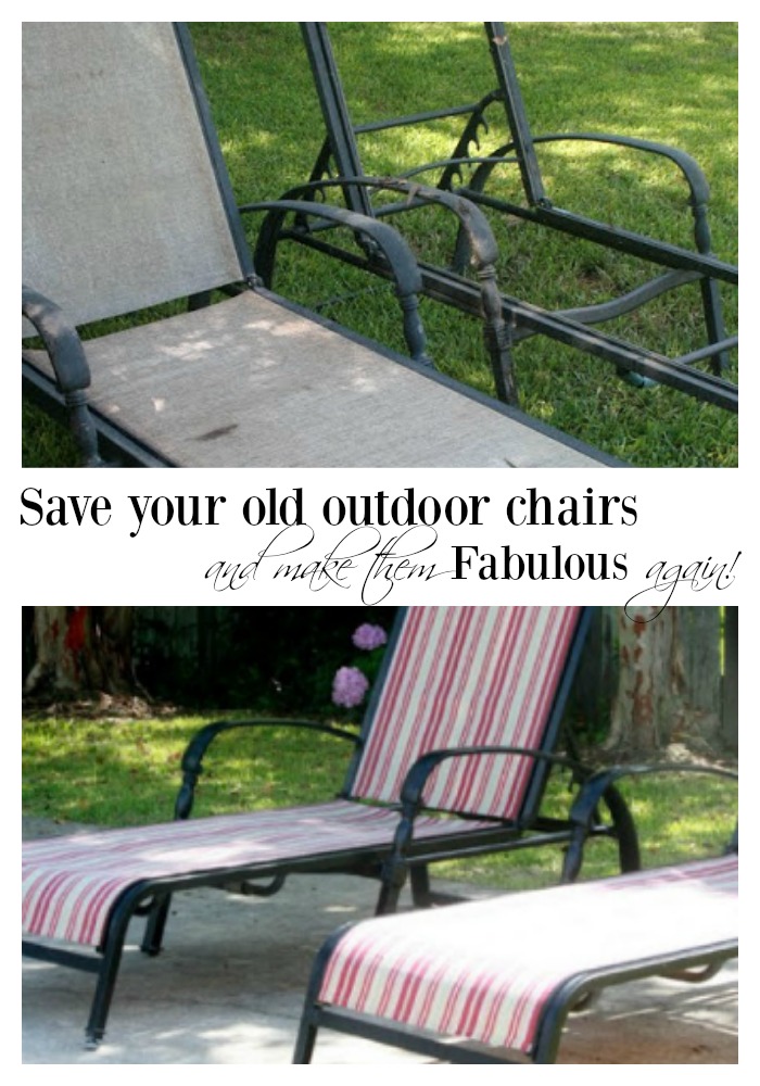 How to refurbish your old Chaise Loungers