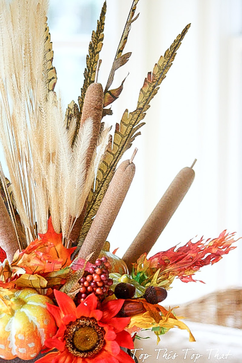 Easy Fall Arrangement you can make in minutes