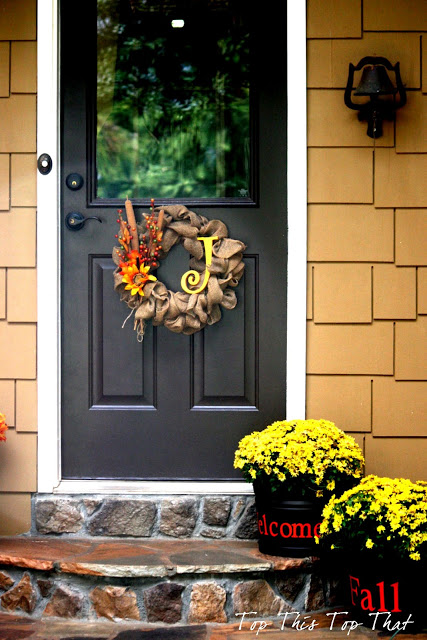 Fall Burlap Wreath Giveaway