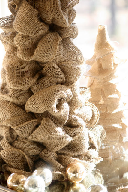 3 Easy DIY Burlap Trees