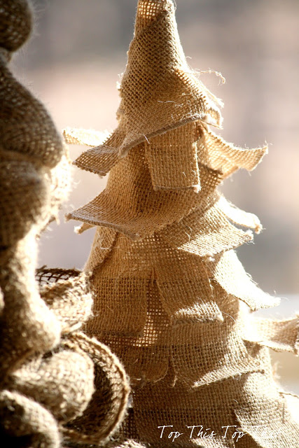 3 Easy DIY Burlap Trees