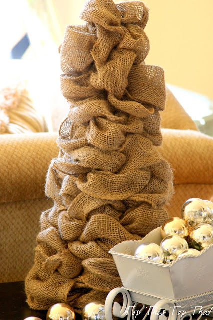 DIY Burlap Tree #2