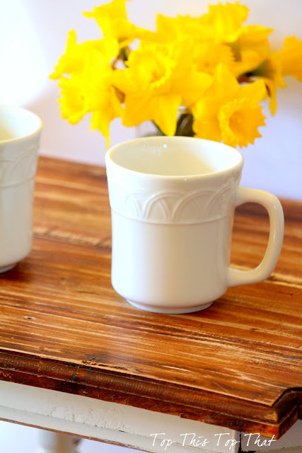 Coffee, Tea  and a Table Makeover