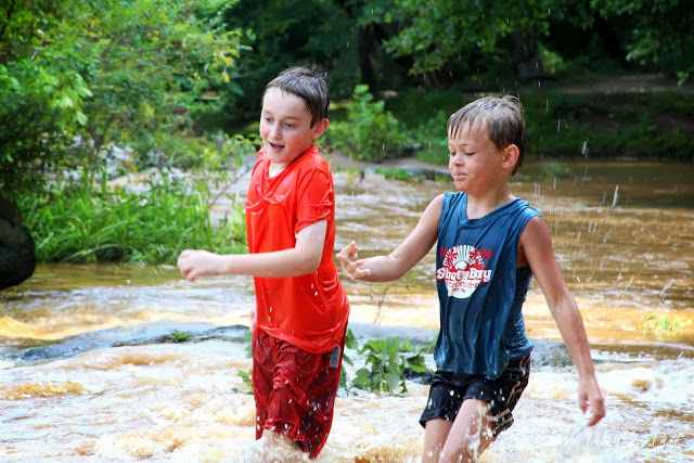 The Gift of Friendship.. ..getting wet and having fun!