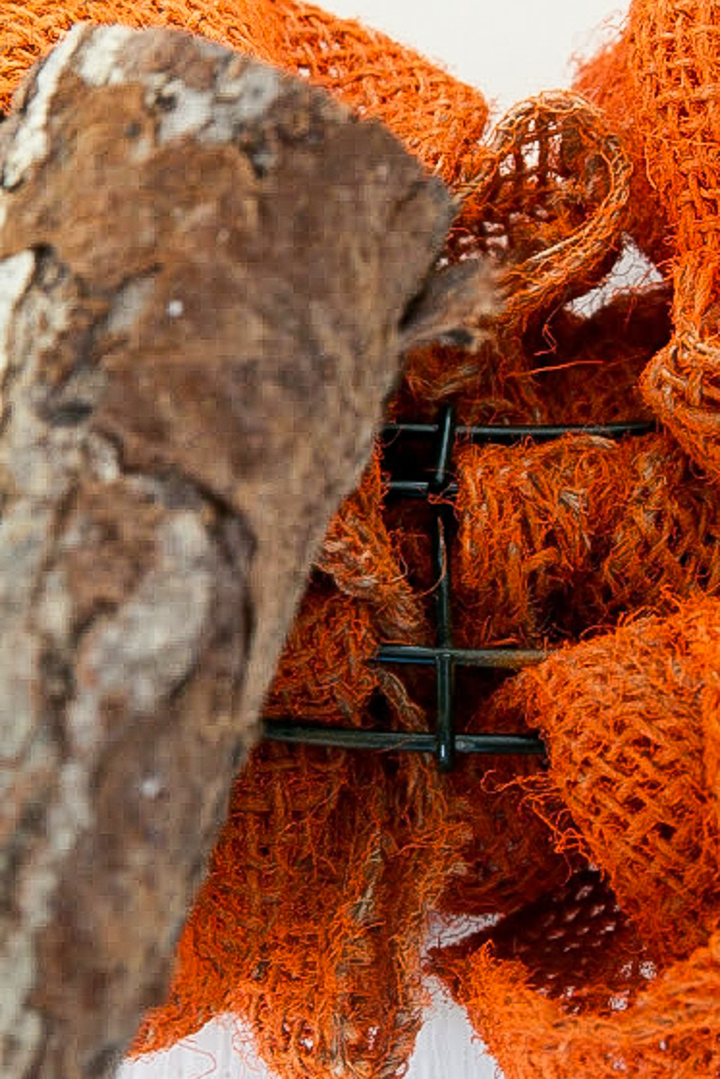 The Easiest Orange Burlap Pumpkin Wreath