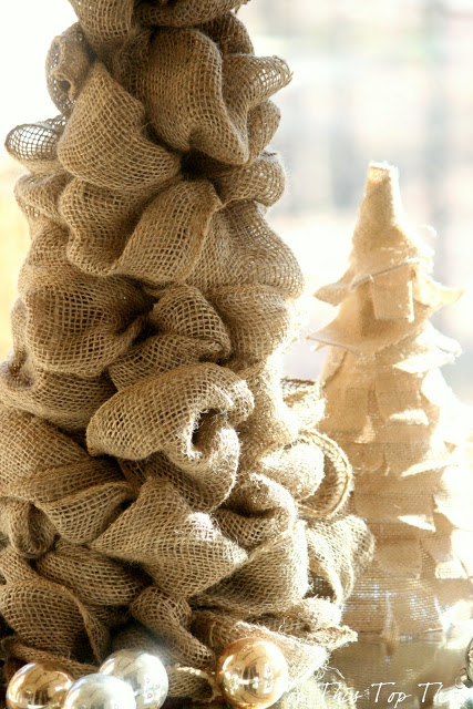 3 Easy DIY Burlap Trees that anyone can make