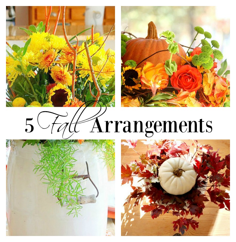 5 Flower Arrangement ideas for your Fall Table