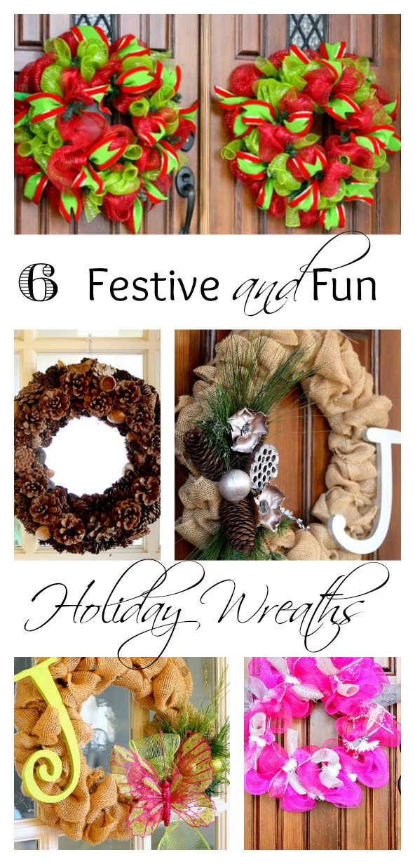 6 Festive and Fun Holiday Wreaths