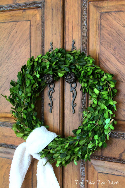 DIY Boxwood Wreath