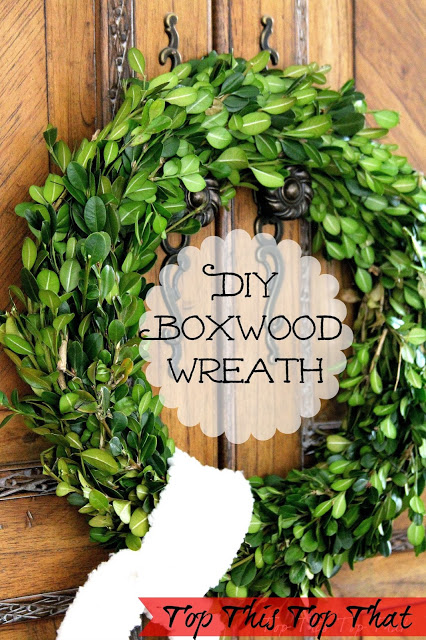 DIY Boxwood Wreath