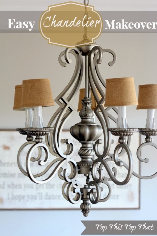 Chandelier Makeover