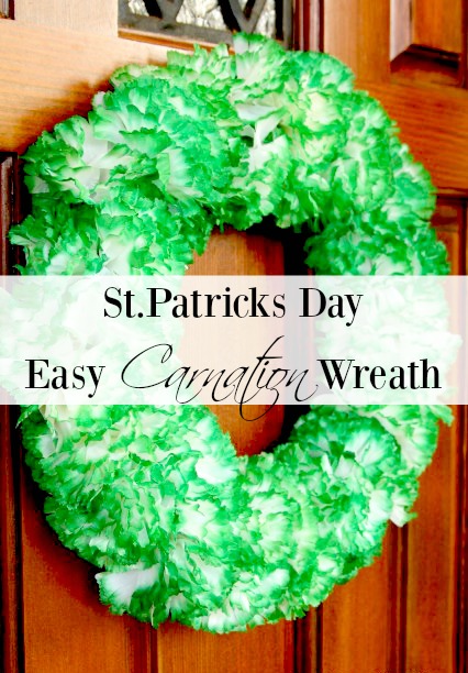 Make this easy St.Patricks Day Wreath