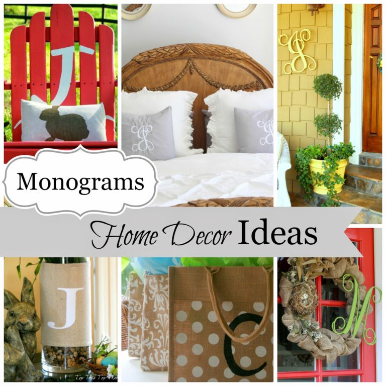 Easy Ways To Incorporate Monograms in your decor…..Southern Style