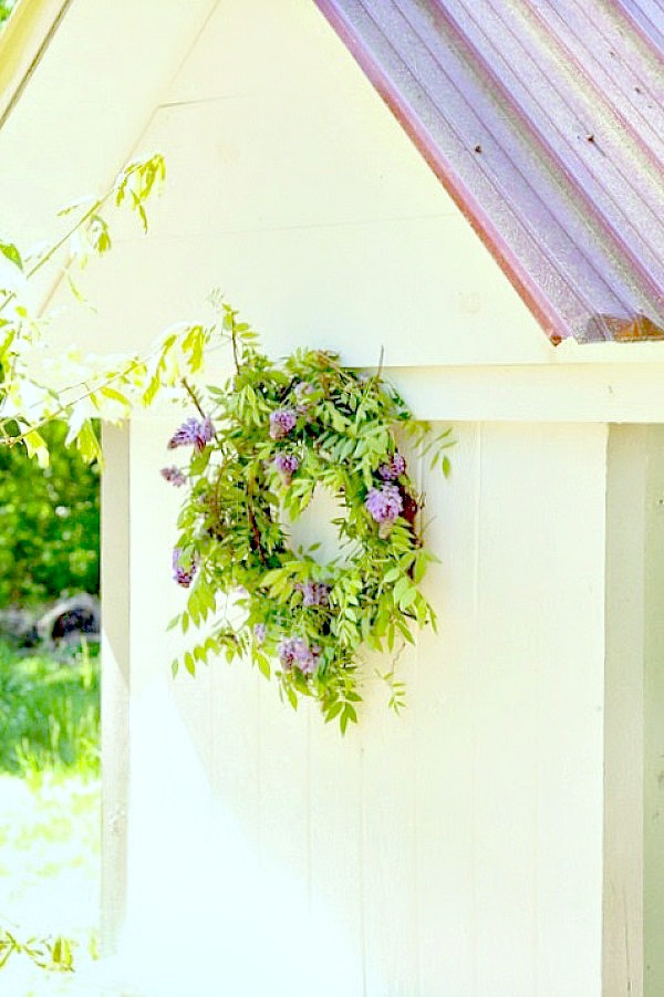 Spring Wisteria wreath