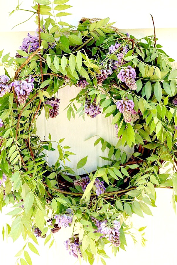 Spring Wisteria wreath