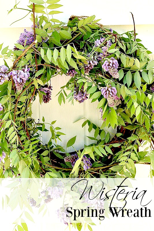 Spring Wisteria Wreath