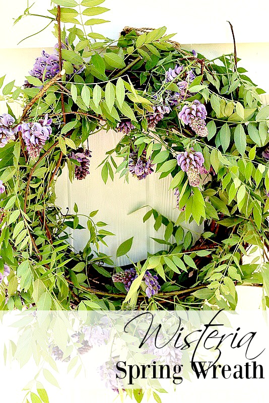 Spring Wisteria wreath