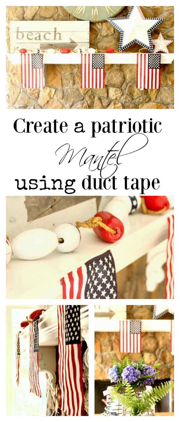Create a Patriotic Mantel in minutes