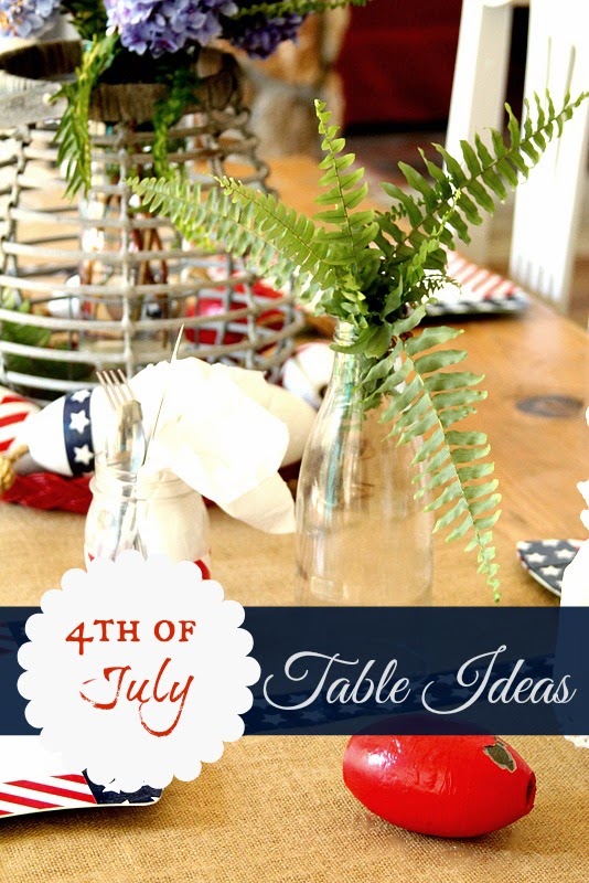 4th of July Tablescape…using .99 Duct Tape