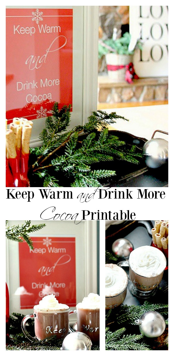 Keep Warm and Drink Cocoa Printable