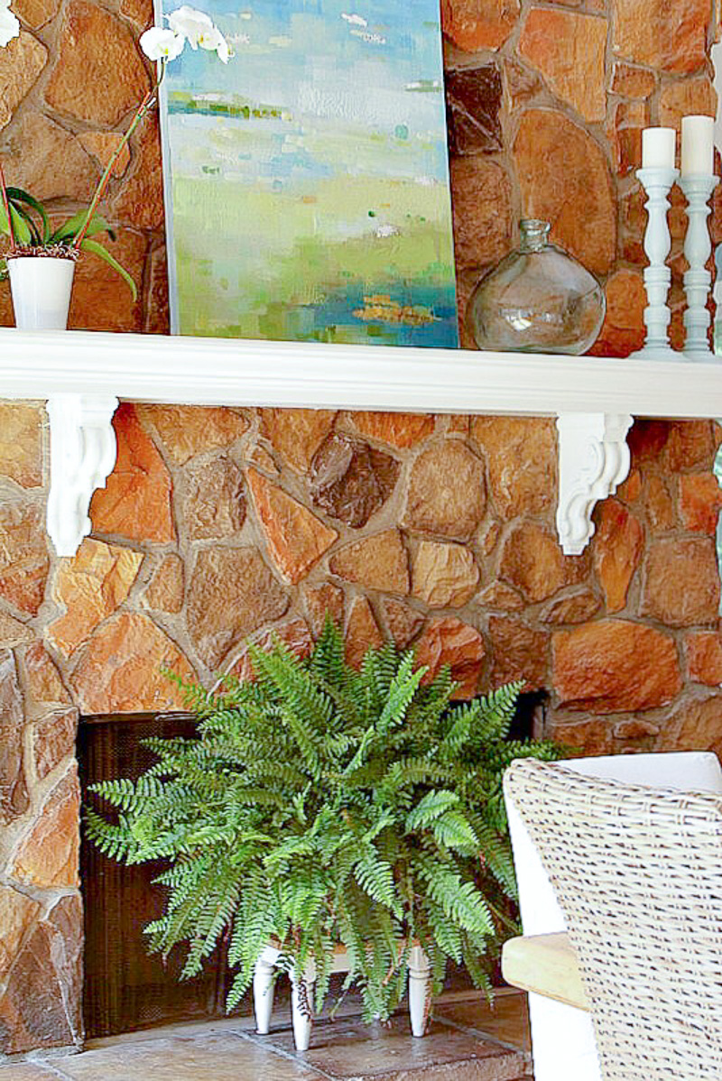 decorating ideas for your summer mantel