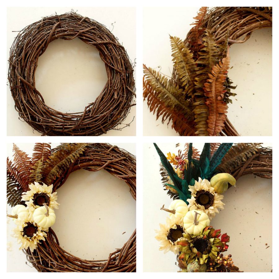 DIY Rustic Luxe Fall Wreath