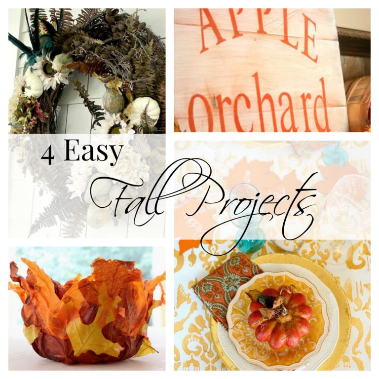 4 easy fall projects to do in October