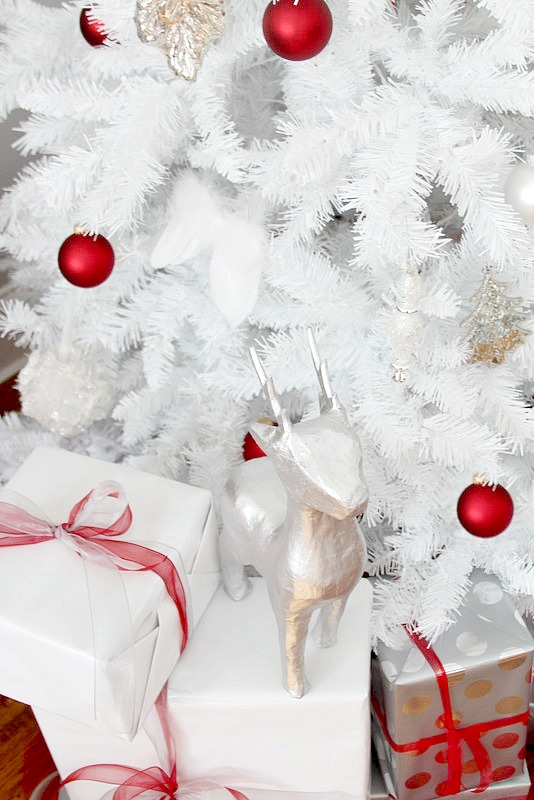 Magical White Christmas Tree