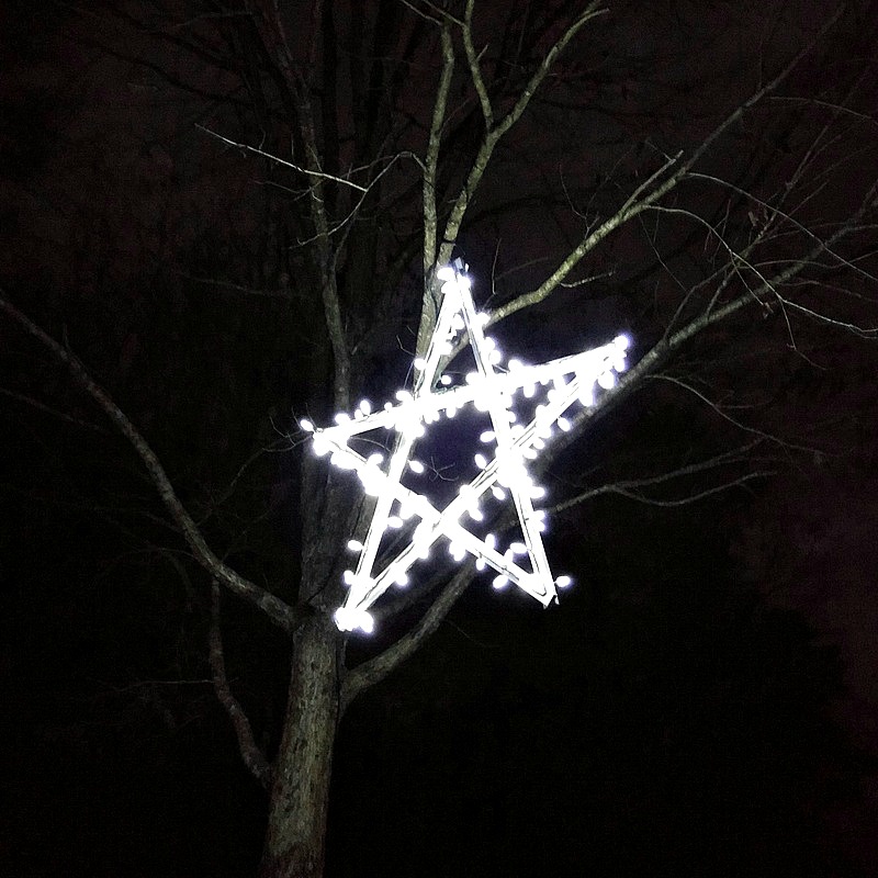  DIY Outdoor Wooden Lighted Stars