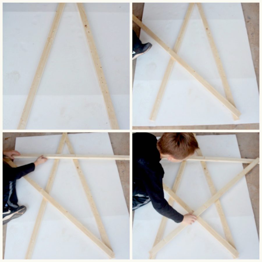  DIY Utendørs Tre Opplyste Stjerner