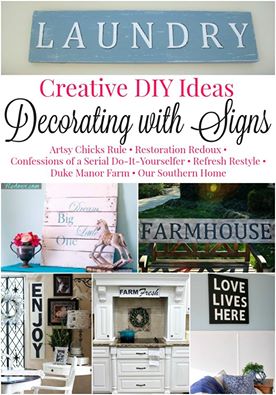 how to give your DIY sign a makeover