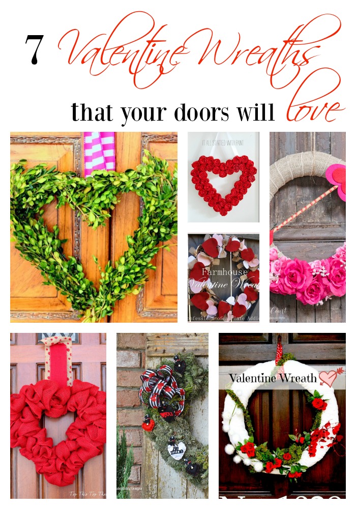 7 Valentine Wreath ideas that your doors will love