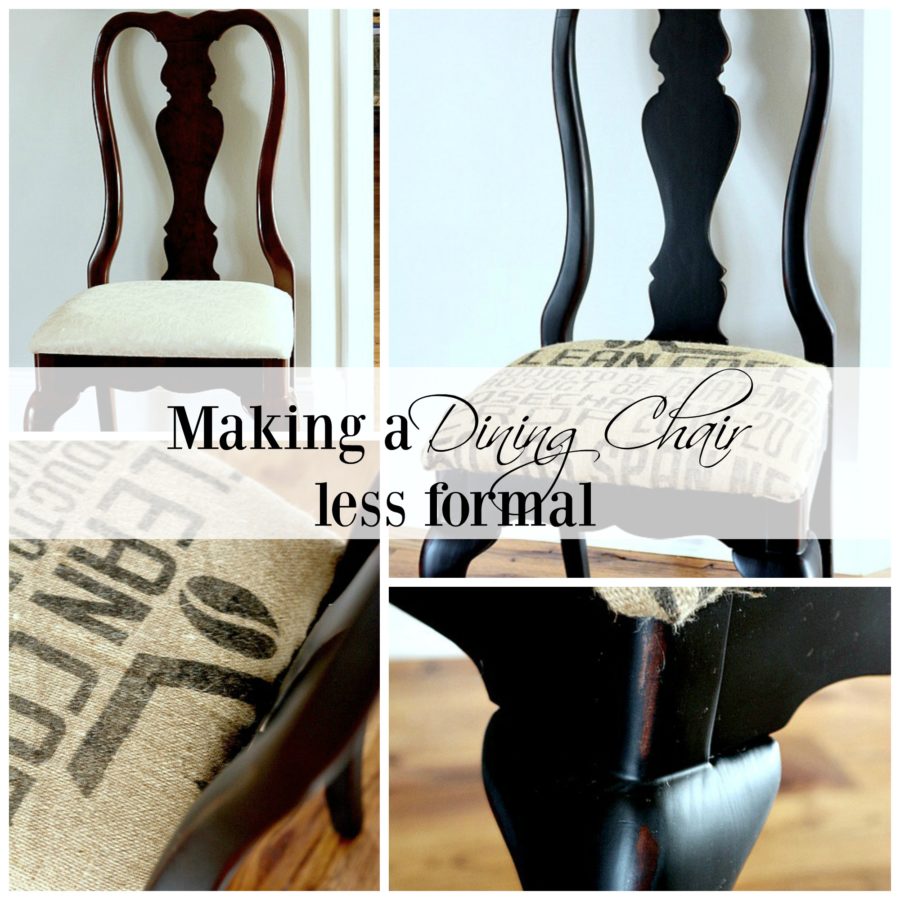 Making a Dining Chair less formal