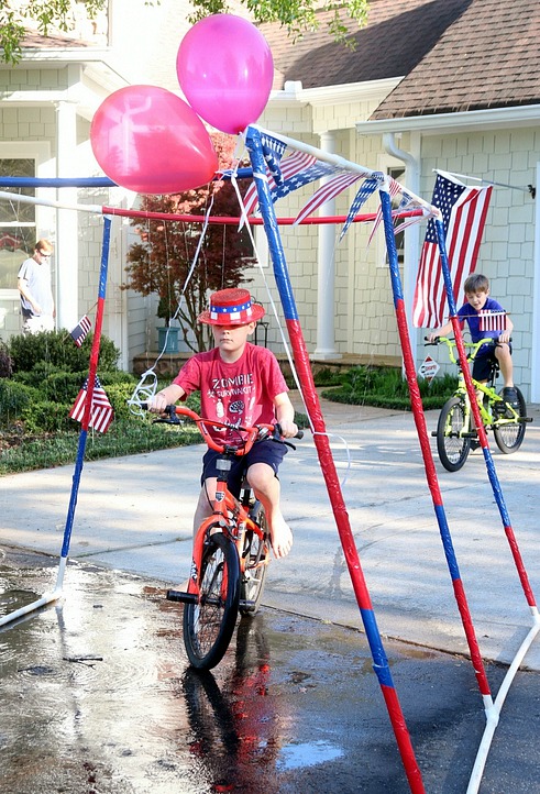 DIY summer car wash and parade