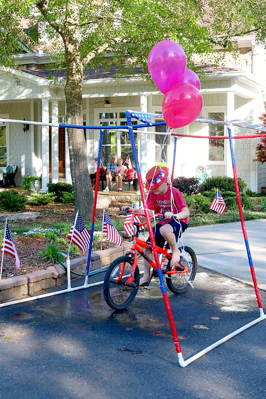 DIY summer car wash and parade