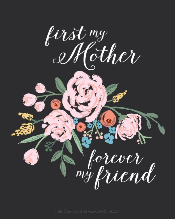 7 Free Mothers Day Printables