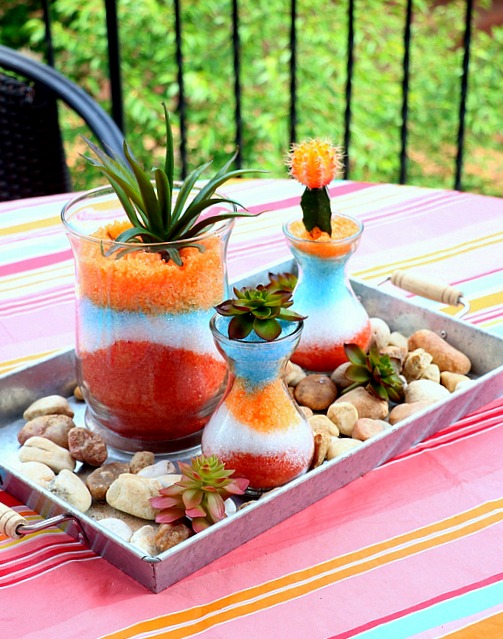 Last Minute Cinco de Mayo Centerpiece Idea