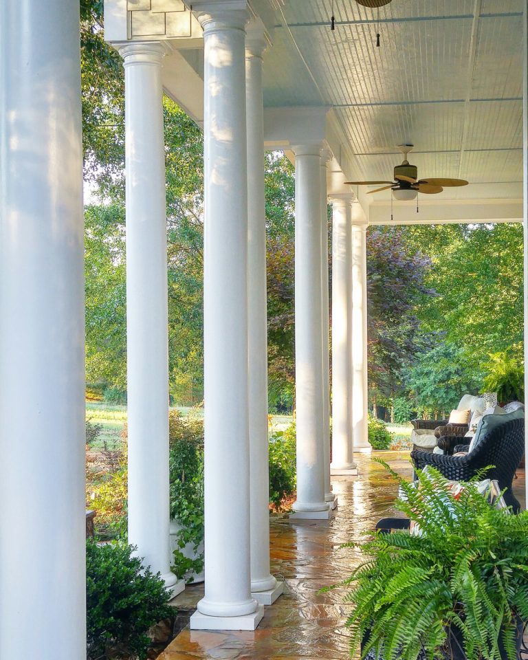 Summer Southern Front Porch at Duke Manor Farm